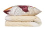 L'essentiel linge de maison Çalıkuşu Juego de funda de edredón individual, Marrón y beige